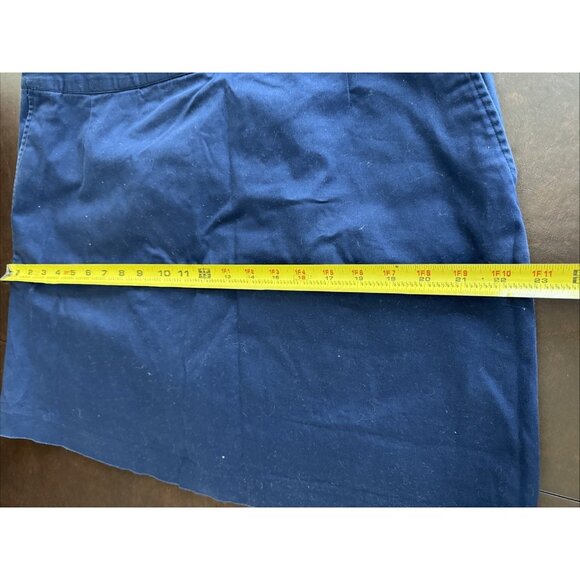 Lizwear Womens Navy Skort Side Zipper/Pockets Size 16 Cotton/Polyester - Picture 8 of 8